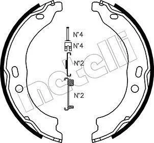 Комплект гальмівних колодок (барабанних) METELLI Metelli 53-0095K (фото 1)