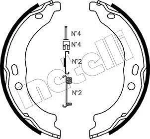 Комплект гальмівних колодок (барабанних) METELLI Metelli 53-0095K