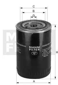 Масляний фільтр -FILTER MANN W711/80 (фото 1)