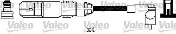 VALEO VW дроти високого напруги (4шт.) 2,0: Golf IV, Polo SKODA 2,0 SEAT 2,0 Valeo 346373 (фото 1)