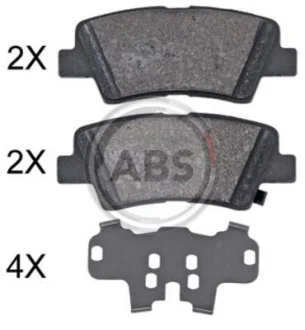 Гальмівні колодки зад. Tucson 15-/Sportage 16- A.B.S. 35133
