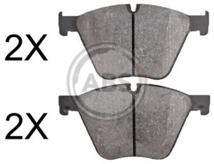 Гальмівні колодки пер. BMW 5 GT (F07)/7 (F01-F04)/X5 (E70/F15) 09-18 (ATE) A.B.S. 37678