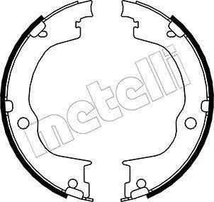 Комплект гальмівних колодок (барабанних) METELLI Metelli 53-0317 (фото 1)