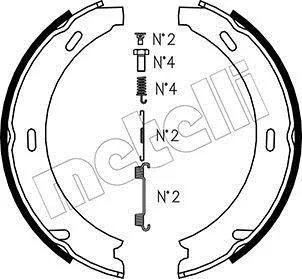 Комплект гальмівних колодок (барабанних) METELLI Metelli 53-0233K