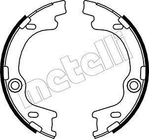 Комплект гальмівних колодок (барабанних) METELLI Metelli 53-0185