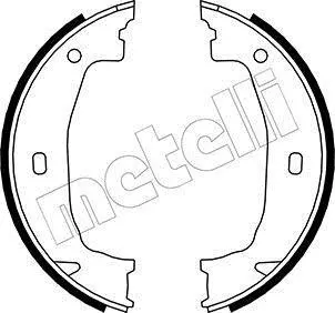 Комплект гальмівних колодок (барабанних) METELLI Metelli 53-0018 (фото 1)