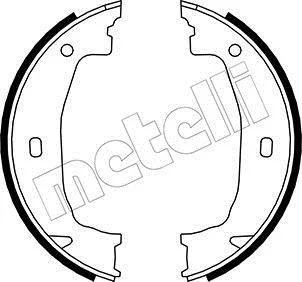 Комплект гальмівних колодок (барабанних) METELLI Metelli 53-0018