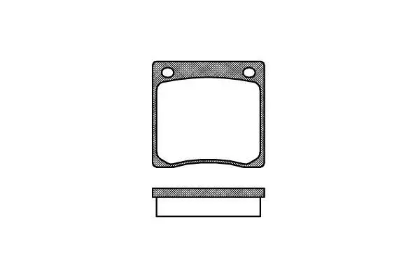 CITROEN гальмівні колодки задн. ZX 91-,Xsara,Peugeot 206-309,Renault 19,Clio,Megane I REMSA 0067.00 (фото 1)
