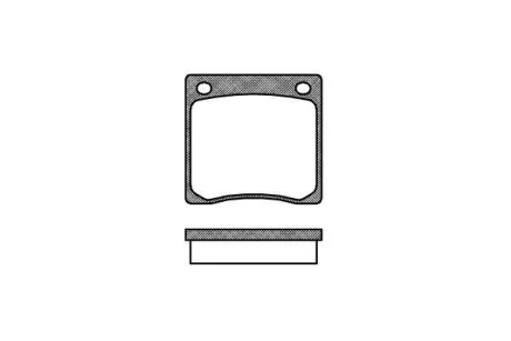 CITROEN гальмівні колодки задн. ZX 91-,Xsara,Peugeot 206-309,Renault 19,Clio,Megane I REMSA 0067.00