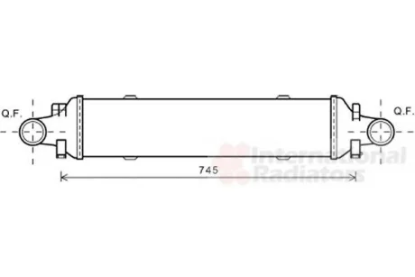 Інтеркулер MERCEDES SERIE 204/ CLAS/ GLK (вир-во) Van Wezel 30004593