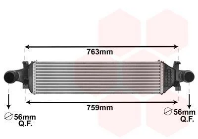 Інтеркулер MERCEDES-BENZ A-Series 1.5D 12- (вир-во) Van Wezel 30004659