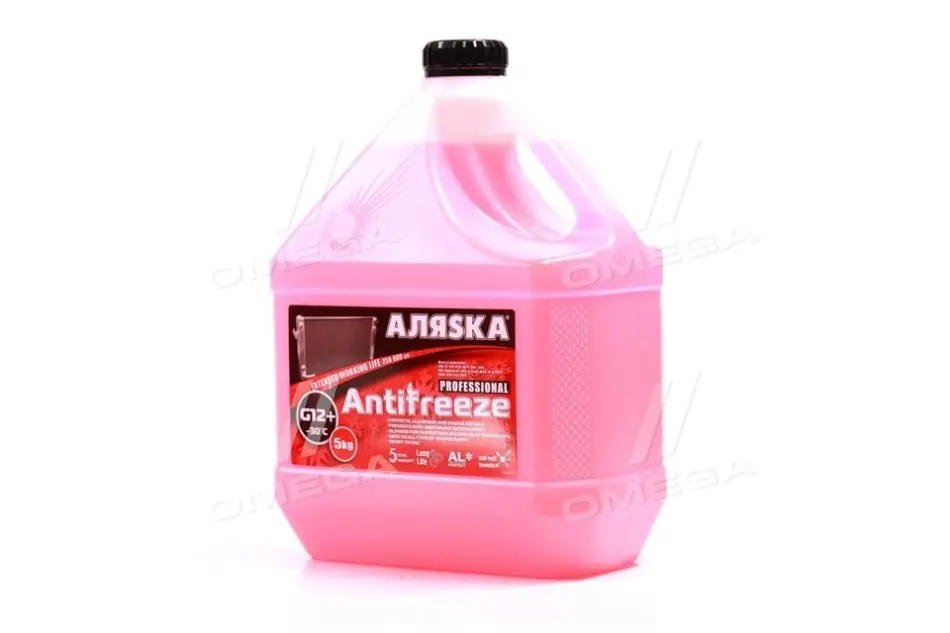 Антифриз Аляска ANTIFREEZE-30 червоний (Каністра 5л) АЛЯSКА 9005 (фото 1)