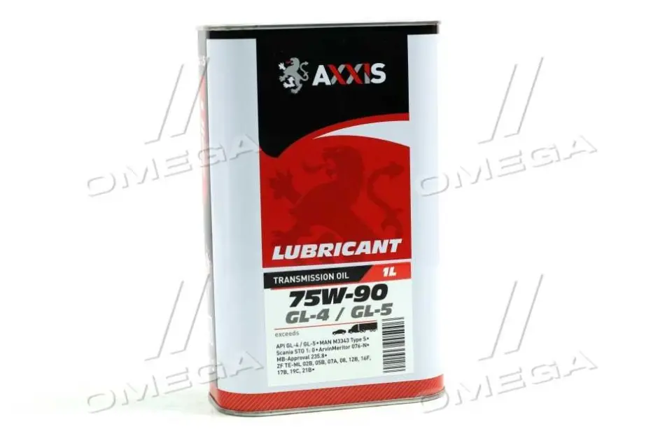 Олива трансміс. AXXIS 75W-90 GL-4/GL-5 (Каністра 1л) AXXIS Польша AX-2060 (фото 1)