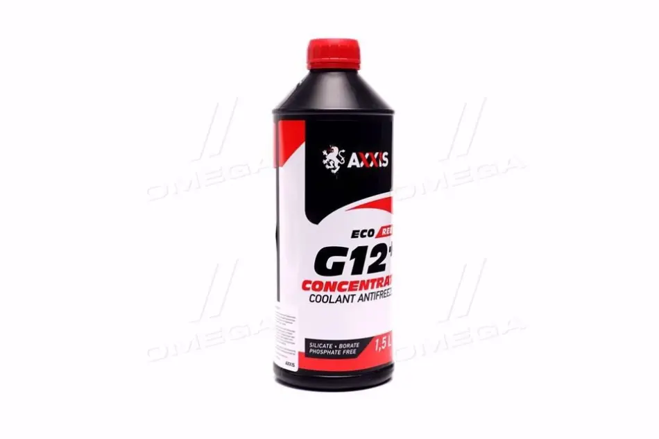 Антифриз концентрат ECO-80C RED G12+ (червоний) 1,5л <AXXIS> AXXIS Польша AX-P999-G12R ECO 1,5 (фото 1)
