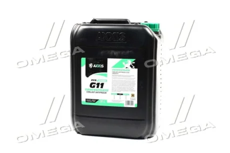 Антифриз концентрат ECO-80C GREEN G11 зелений 20л/21,4kg <AXXIS> AXXIS Польша AX-P999-G11GR ECO 20