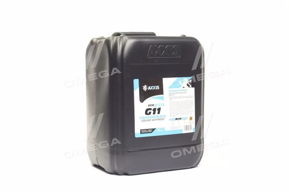 Антифриз концентрат ECO-80C BLUE G11 (синій) 20л/21,4kg <AXXIS> AXXIS Польша AX-P999-G11B ECO 20 (фото 1)
