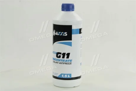 Антифриз <AXXIS> BLUE концентрат G11 (-80C) синій (Каністра 1,5л) AXXIS Польша AX-2093
