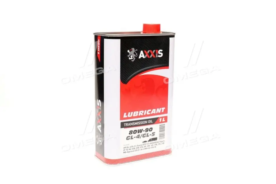 Олива трансміс. AXXIS 80W-90 GL-4/GL-5 (Каністра 1л) AXXIS Польша AX-2057 (фото 1)