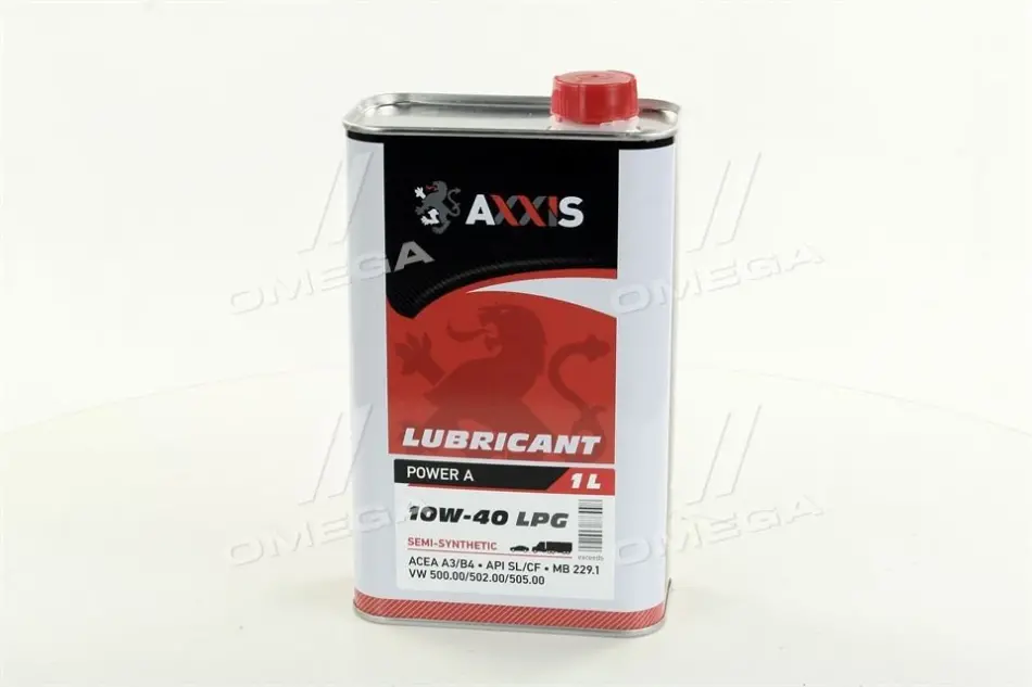 Масло моторн. AXXIS 10W-40 LPG Power A (Каністра 1л) AXXIS Польша AX-2028 (фото 1)