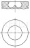 Поршень з кільцями FORD 90.4 TRANSIT 2.4 TDCI 2004- (вир-во MAHLE) MAHLE / KNECHT 013 PI 00107 002 (фото 1)