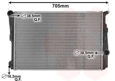 Радіатор охолодження двигуна BMW X3 F25 04/14 > 17 Van Wezel 06002546 (фото 1)