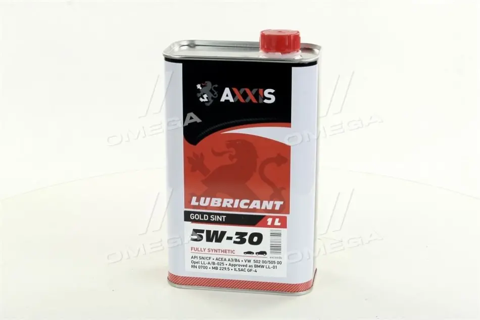 Олива моторн. AXXIS 5W-30 Gold Sint (Каністра 1л) AXXIS Польша AX-2022 (фото 1)