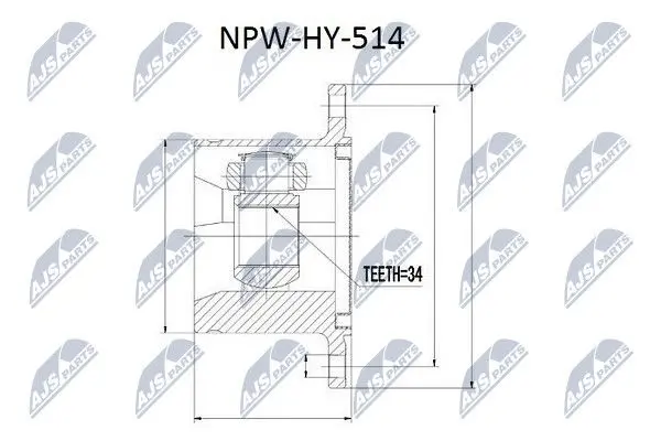 ШРКШ NTY NPW-HY-514 (фото 1)