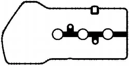 Прокладка клапанної кришки Aygo/Yaris/C1 1.0i 05-20 BGA RC6563 (фото 1)