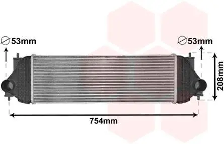 Інтеркулер SUZUKI GRAND VITARA 05>15 (вир-во) Van Wezel 52004134 (фото 1)
