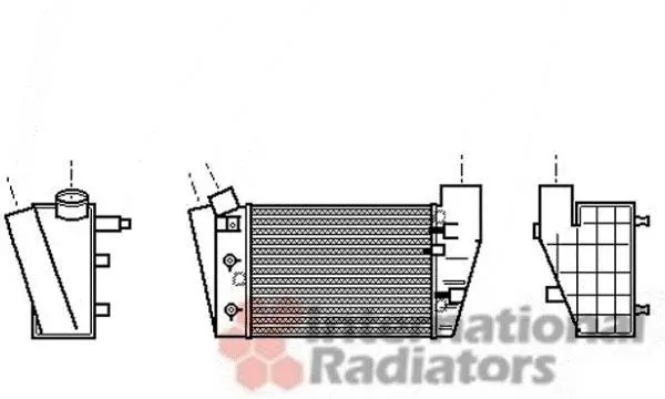 Інтеркулер AUDI A4 2.5D 01- (вир-во) Van Wezel 03004188 (фото 1)