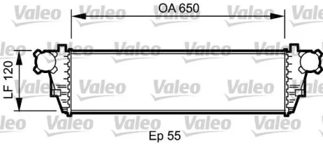 VALEO DB Інтеркулер W203 2.0/2.7CDI Valeo 817760