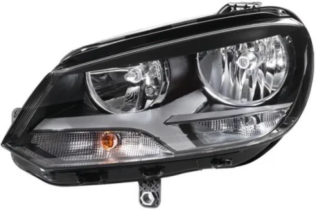 Фара прав (H7/H7/PSY24W/W21W/W5W, електричн, з мотором, з лампочкою) VW EOS 01.11-05.15 HELLA 1EJ010750321