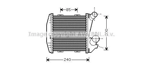 AVA SMART Інтеркулер FORTWO 07- AVA COOLING MCA4004 (фото 1)
