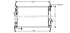 AVA FORD Радіатор системи охолодження двигуна TRANSIT TOURNEO 2.0 00- AVA COOLING FD2403 (фото 1)