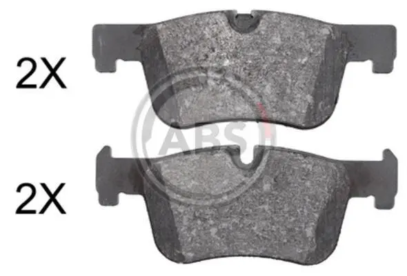 Гальмівні колодки пер. BMW 1(F20,F21)/ 3(F30,F31)/ 4(F36) 10- (ATE) A.B.S. 37921 (фото 1)