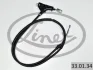 Трос ручного гальма LINEX 33.01.34 (фото 1)