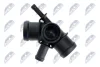 Фланець охолоджувальної рідини vw golf iv 1 6 9704, 1j0121087a NTY CTMVW019 (фото 5)