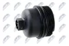 Кришка, корпус оливного фільтра PSA 1.1/1.4/1.6 2.0HDI 16V DW10/EP6/TU1/TU3/TU5 (вир-во) NTY CCL-CT-005A (фото 1)