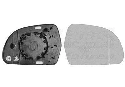 Дзерк. вкладиш пра. SKODA OCTAVIA 09 > 13 (Hagus) Van Wezel 0327838