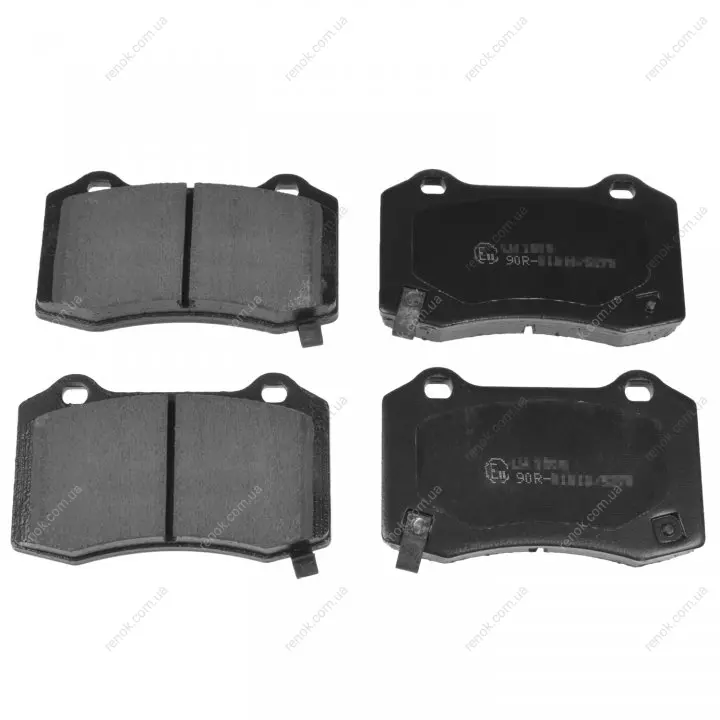 Комплект гальмівних колодок задн, CADILLAC CTS, CTS SPORT, STS CHEVROLET CAMARO CHRYSLER 300C DODGE CHALLENGER, CHARGER JEEP GRAND CHEROKEE, GRAND CHEROKEE III 2.7-Electric 09.04- FEBI FEBI BILSTEIN 116382 (фото 1)