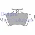 Комплект гальмівних колодок задн, FORD TOURNEO CONNECT V408 NADWOZIE WIELKO, TRANSIT CONNECT, TRANSIT CONNECT V408 FORD USA FOCUS 1.0-1.6D 09.11- DELPHI Delphi LP3653 (фото 1)