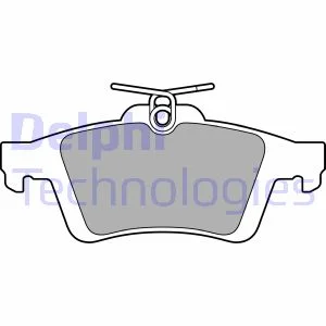 Комплект гальмівних колодок задн, FORD TOURNEO CONNECT V408 NADWOZIE WIELKO, TRANSIT CONNECT, TRANSIT CONNECT V408 FORD USA FOCUS 1.0-1.6D 09.11- DELPHI Delphi LP3653
