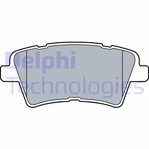 Комплект гальмівних колодок задн, HYUNDAI ELANTRA VII, I20 III KIA OPTIMA 1.6/2.0 09.15- DELPHI Delphi LP3537 (фото 1)