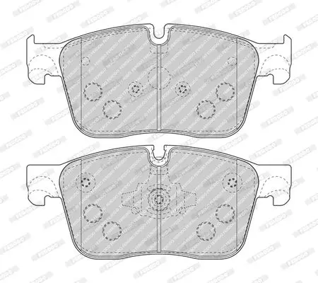 Комплект гальмівних колодок передн, JAGUAR F-PACE, I-PACE, XE, XF II, XF SPORTBRAKE LAND ROVER DISCOVERY SPORT, RANGE ROVER VELAR 2.0-Electric 03.15- FERODO FDB4894 (фото 1)