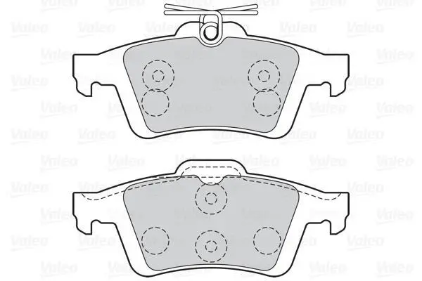 Гальмівні колодки дискові FORD-VOLVO C-Max-Focus-C30-C70-S40-V40-V50 1.0-2.5 R 03 Valeo 301019 (фото 1)