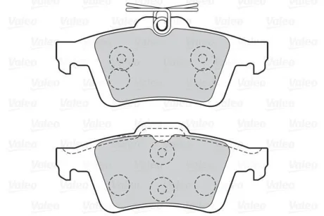 Гальмівні колодки дискові FORD-VOLVO C-Max-Focus-C30-C70-S40-V40-V50 1.0-2.5 R 03 Valeo 301019