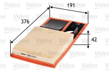 Фільтр повітряний Valeo 585154