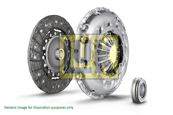 Сцепление (к-кт.) 280mm 3.0TDI LuK 628 3088 00 (фото 1)