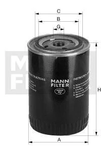 Масляний фiльтр MANN W712/98