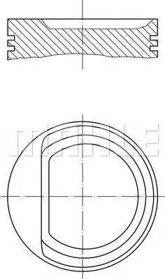 Поршень двигуна MAHLE / KNECHT 010 29 02 (фото 1)